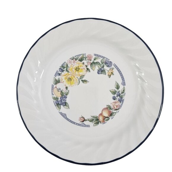 Corelle Corning USA Orchard Rose Floral Center Salad Luncheon Plates - Set of 3 - Picture 7 of 13